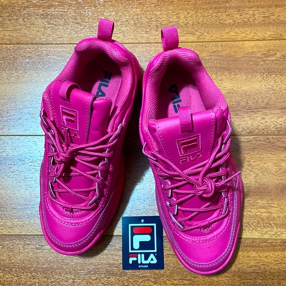 Cool Fucsia Fila π Like Brand New look - Picture 3 of 8